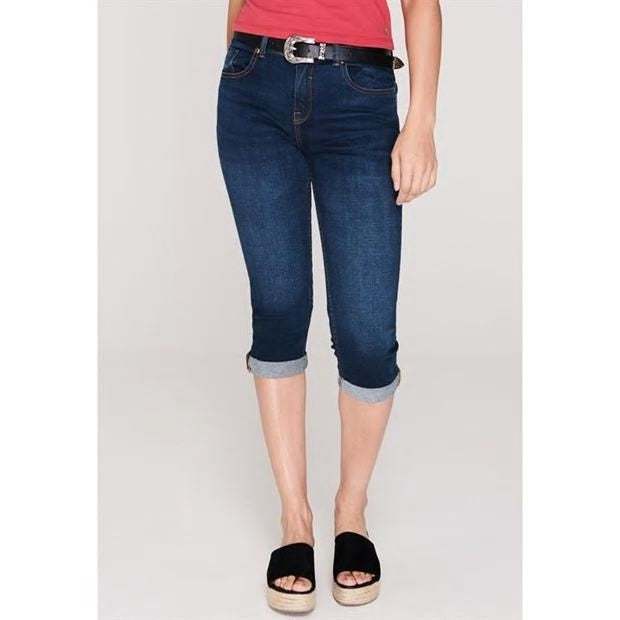 SOULCAL Cropped Jeans Denim Shorts Pants pehnawa