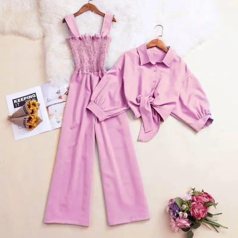Summer Collection| Stitched Stylish Western Wear Jumpsuit 2Pc Dress For Women and Girls pehnawa
