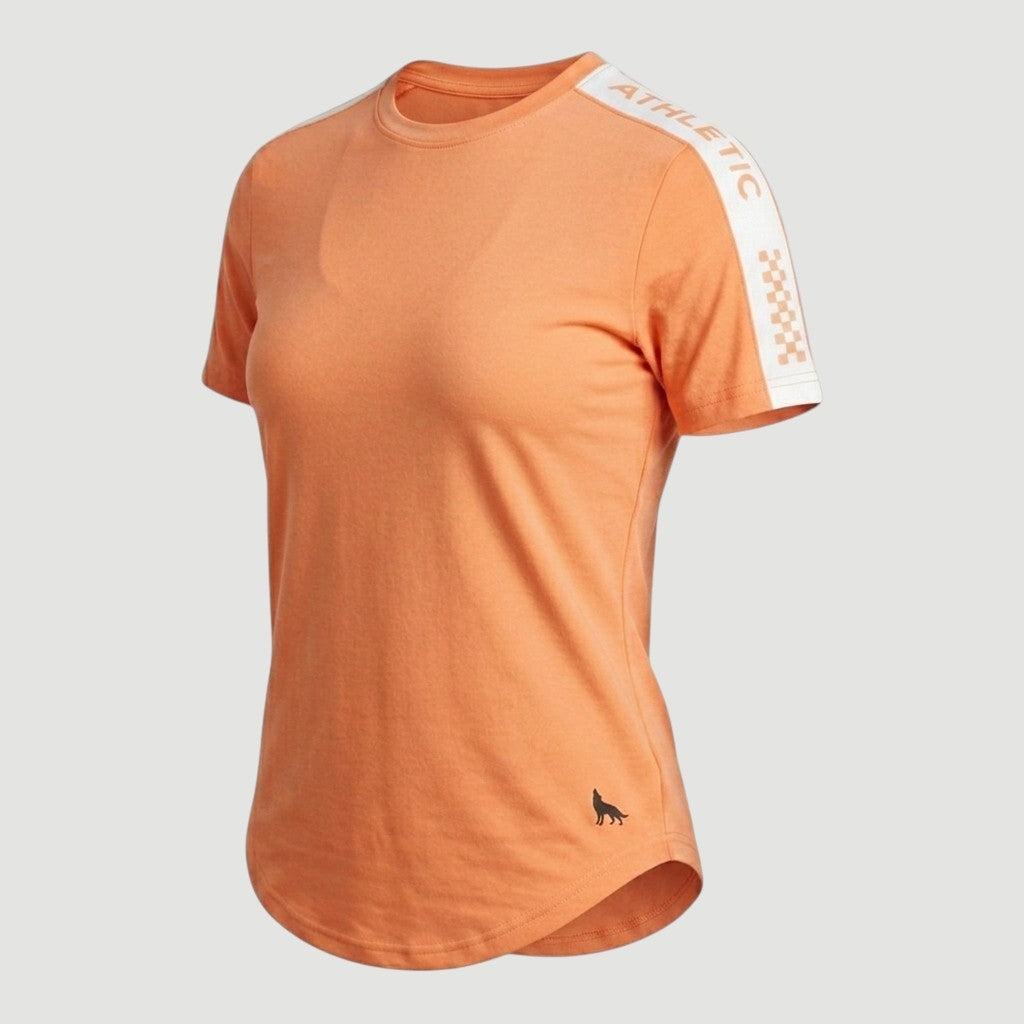 Original Branded Premium Girls/Womens Elite Performance Athletic Fit Quick Dry Sports T-Shirt PEACH pehnawa