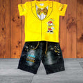 Imported Kids Clothes Summer Collection, Export Quality T-shirt And Jeans Short Pants For Kids Baby Boys pehnawa