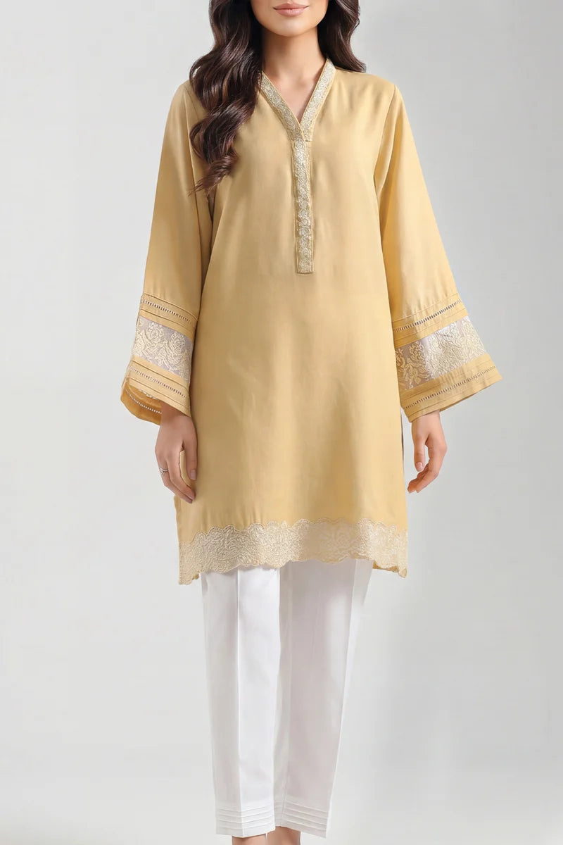 Solid Embroidered Karandi Stitched Shirt Matching Bottom Available / Buy Combo pehnawa